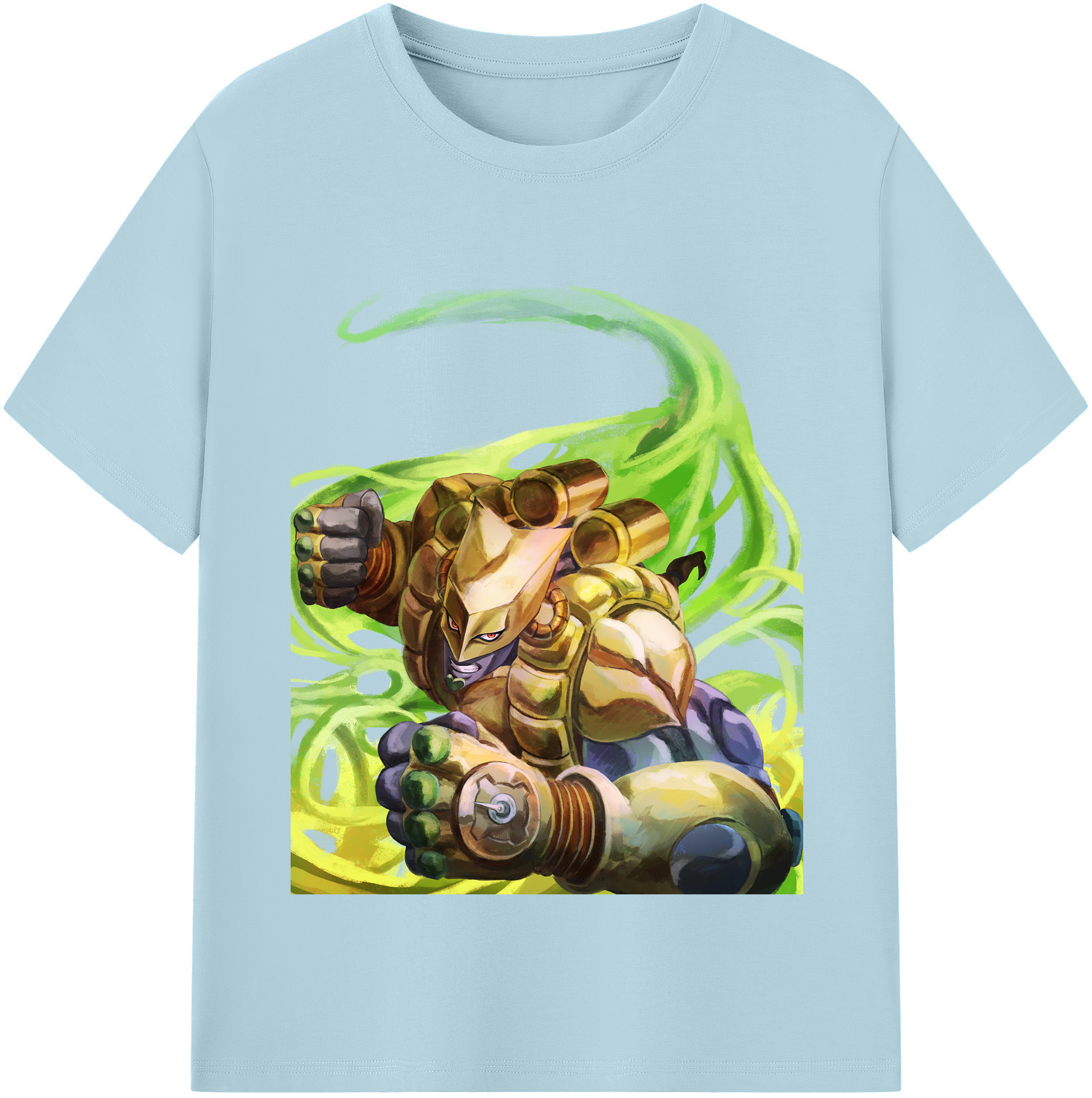 （画像用） ジョジョの奇妙な冒険 ディオ?ブランドー JoJo's Bizarre Adventure Dio Brando 綿100％半袖Tシャツ（フロントプリント）